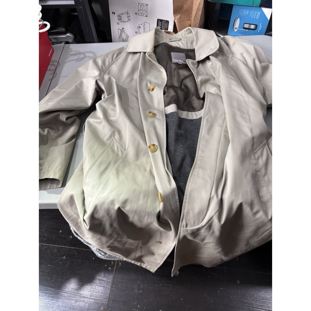 Today's Man Classic Collection 46T Beige Trench Coat Lined